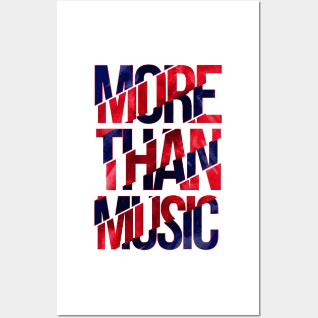 more than music text Wall Art by CERO9